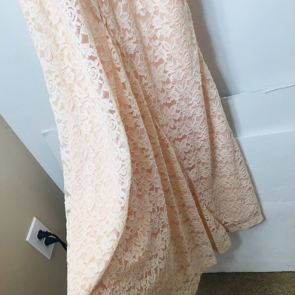 NWT new with tags lulu’s dress ephemeral allure peach lace xl sold out rare - Picture 10 of 16